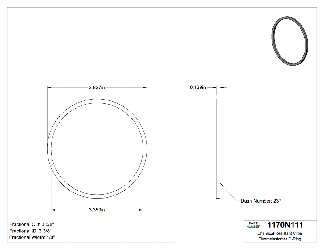 Technical drawing - 1170N111